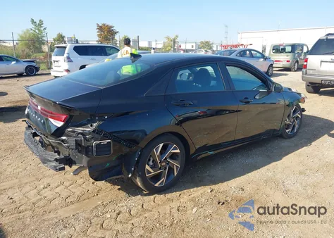 2025 Hyundai Elantra Sel Sport из США, поврежденный, VIN KMHLM4DGXSU993241